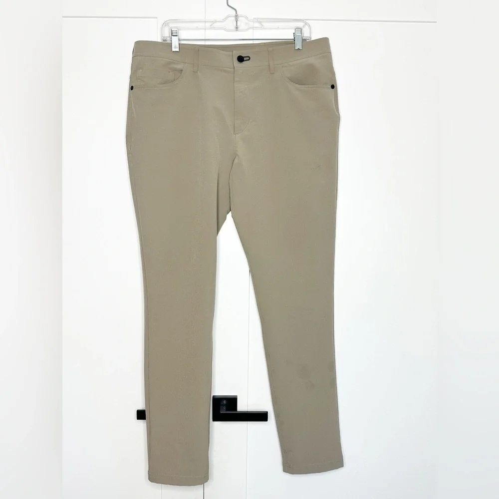 Public Rec Workday Pant-Slim 36 x 34 khaki tan golf career casual comfortable